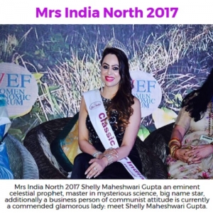 Shelly Maheshwari Gupta is very well known as Mrs India nort
